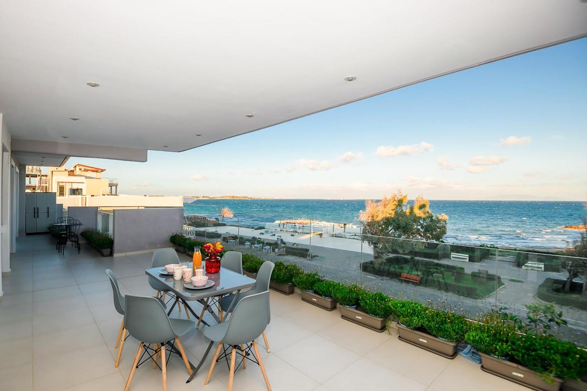 Beachfront Artemida Retreat - Peony Seabreeze Gem Buitenkant foto